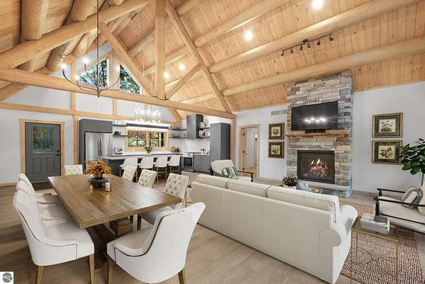 3 Acres of Residential Land with Home for Sale in Kingsley, Michigan