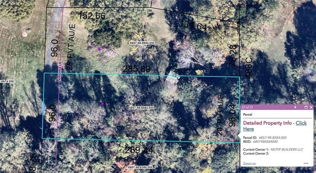 0.63 Acres of Residential Land for Sale in Walkertown, North Carolina