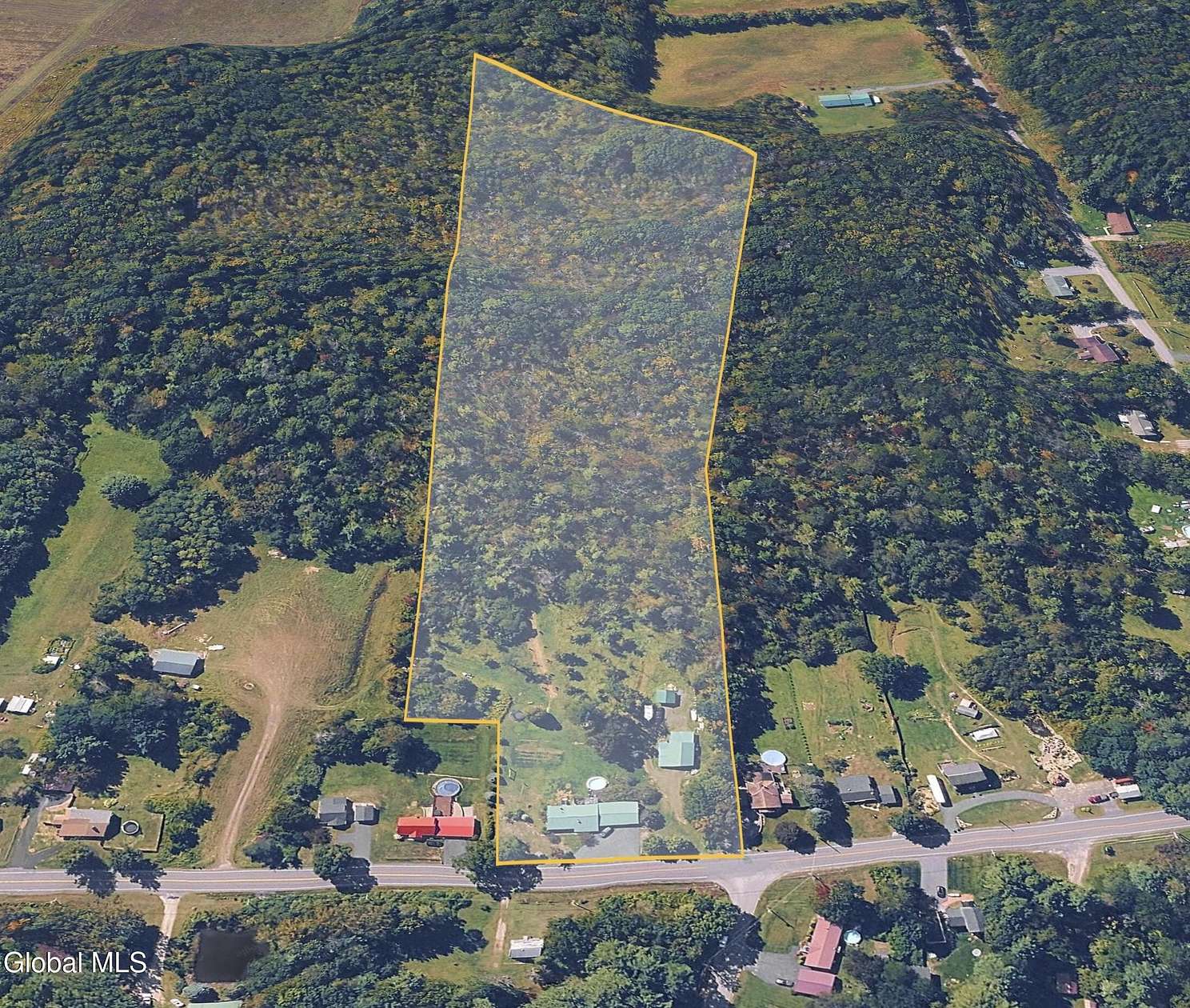 12.5 Acres of Recreational Land with Home for Sale in Fort Johnson, New York