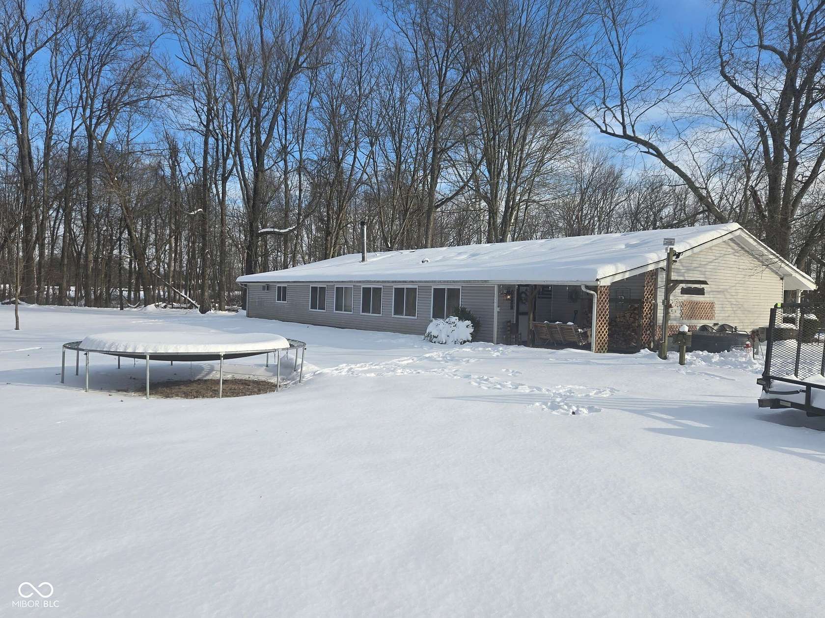 10 Acres of Recreational Land with Home for Sale in North Vernon, Indiana