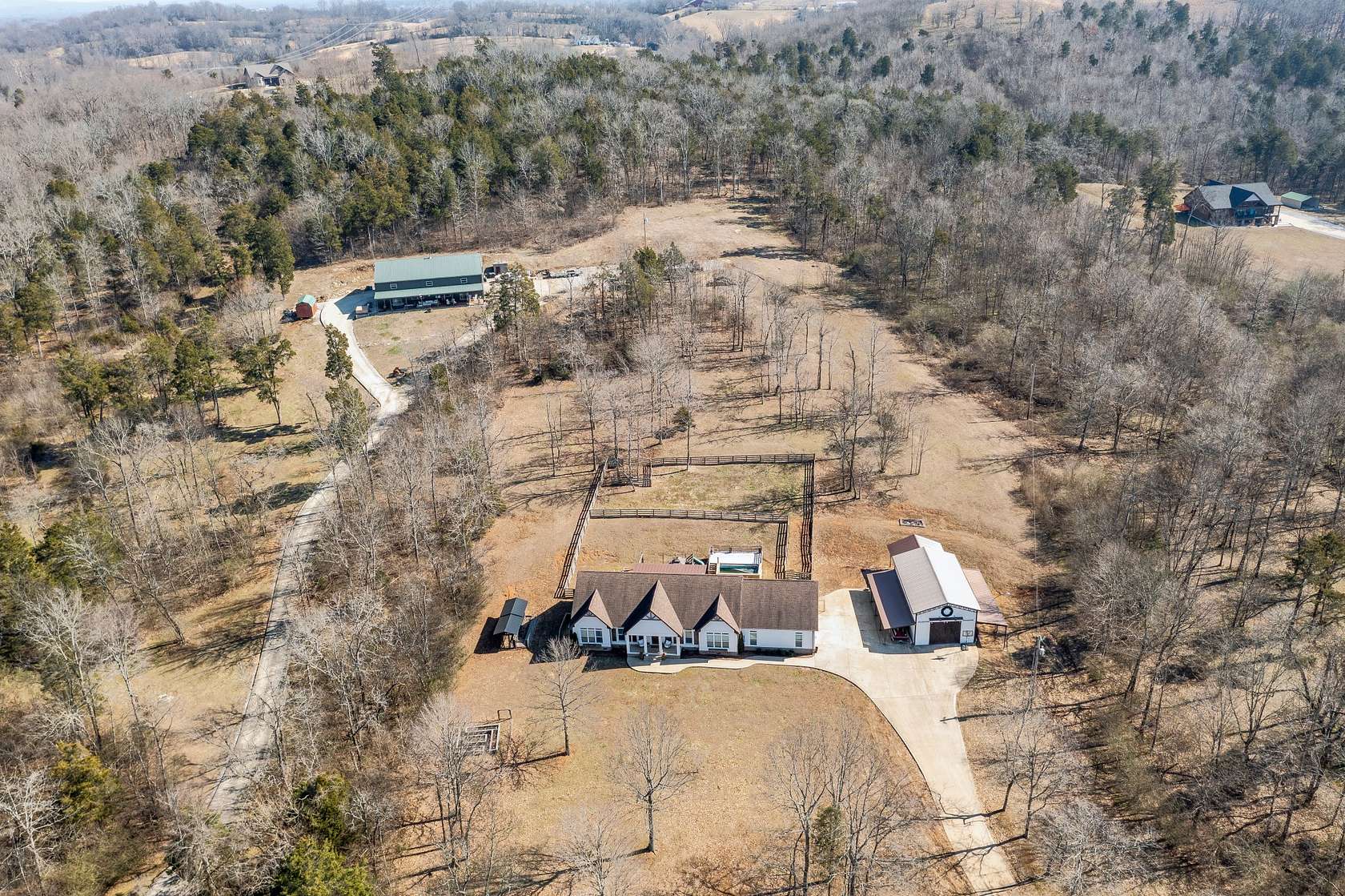 5 Acres of Land with Home for Sale in Spring Hill, Tennessee