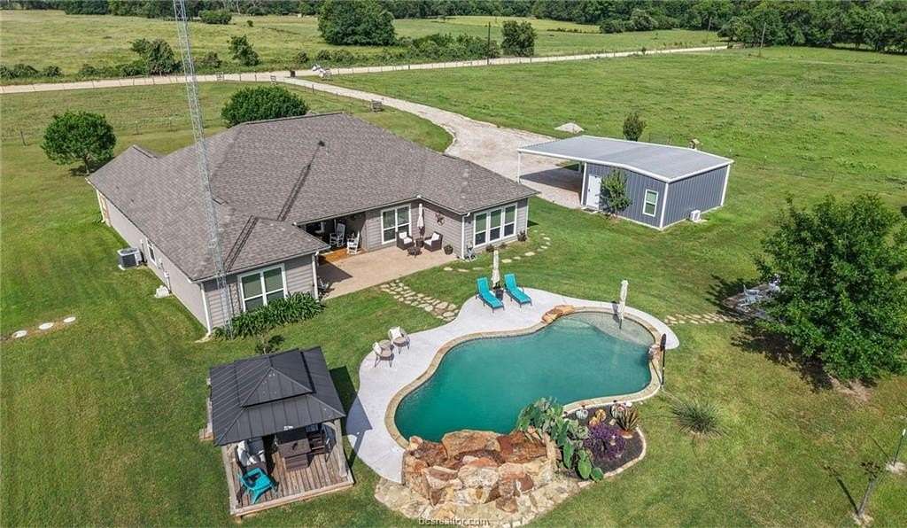 15 Acres of Land with Home for Sale in Caldwell, Texas