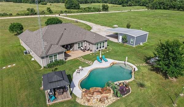 15 Acres of Land with Home for Sale in Caldwell, Texas