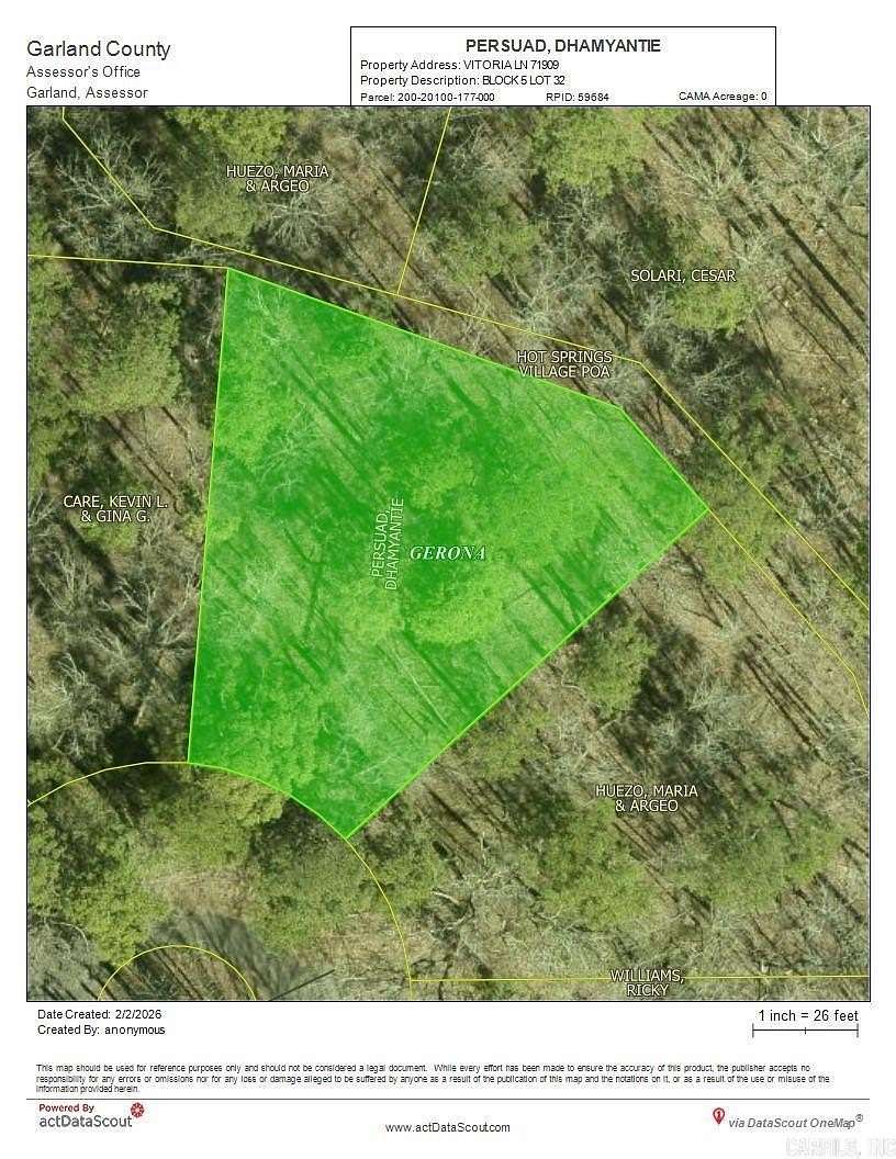 0.24 Acres of Residential Land for Sale in Hot Springs Village, Arkansas