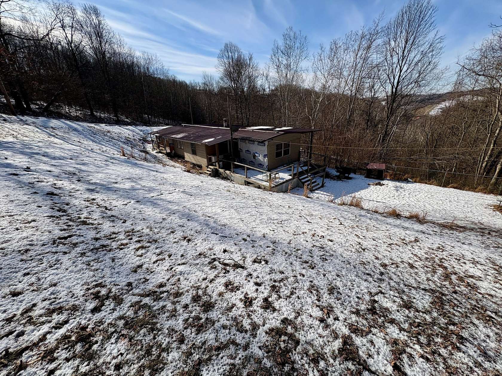 10 Acres of Recreational Land with Home for Sale in Waynesburg, Pennsylvania