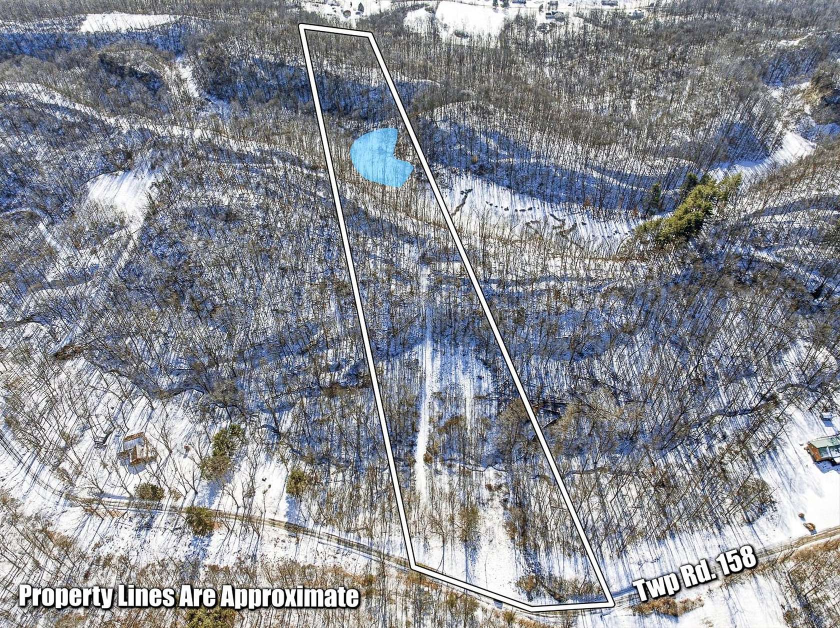 10 Acres of Recreational Land for Auction in West Lafayette, Ohio