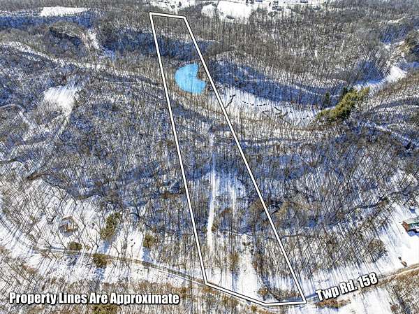 10 Acres of Recreational Land for Auction in West Lafayette, Ohio