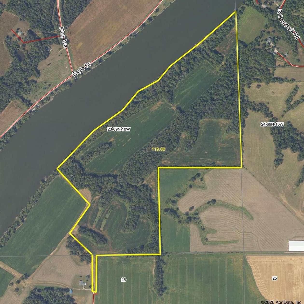 118 Acres of Recreational Land for Sale in Keosauqua, Iowa