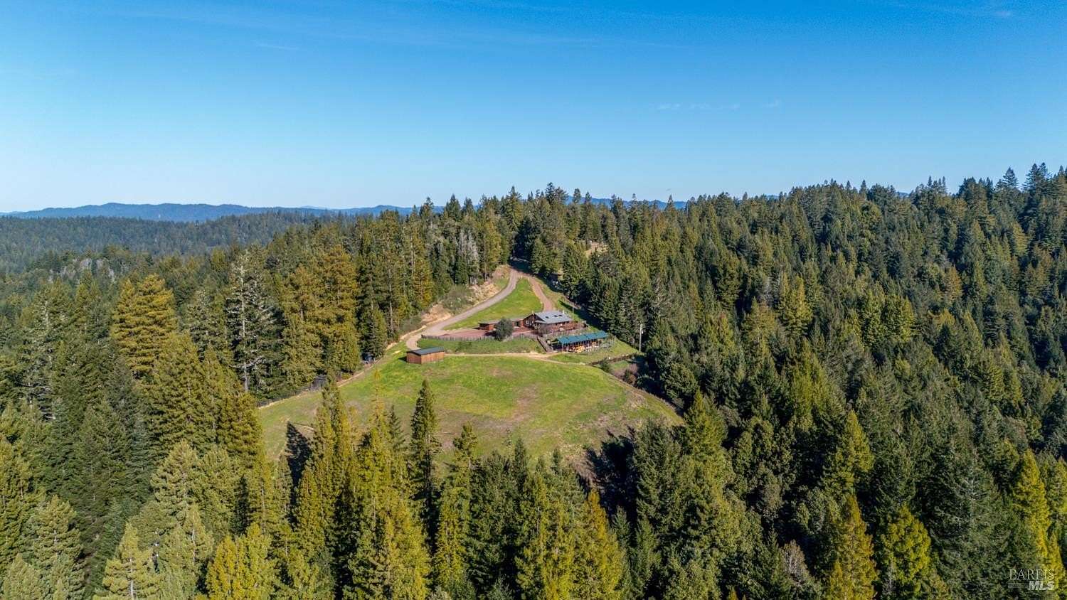 119 Acres of Recreational Land with Home for Sale in Comptche, California