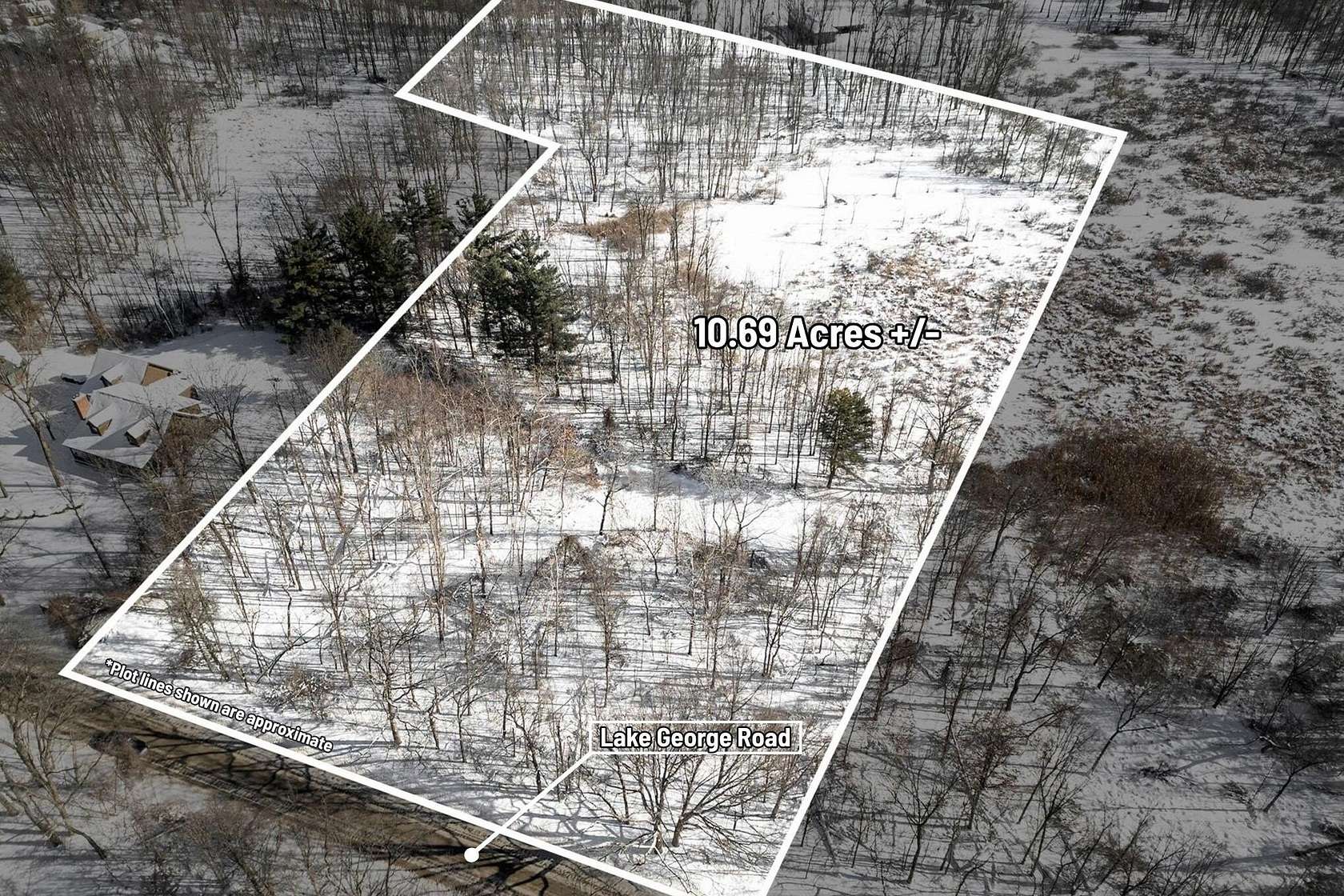 10.7 Acres of Land for Sale in Leonard, Michigan
