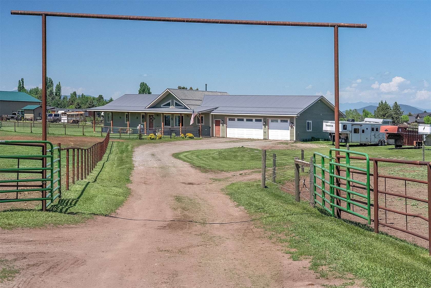 5.25 Acres of Land with Home for Sale in Kalispell, Montana