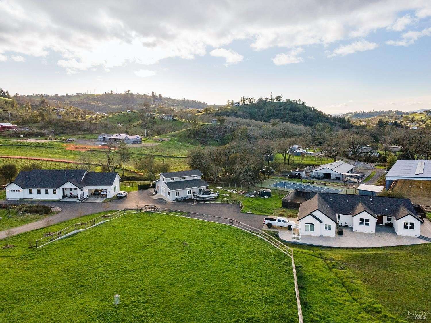 6.58 Acres of Land with Home for Sale in Santa Rosa, California