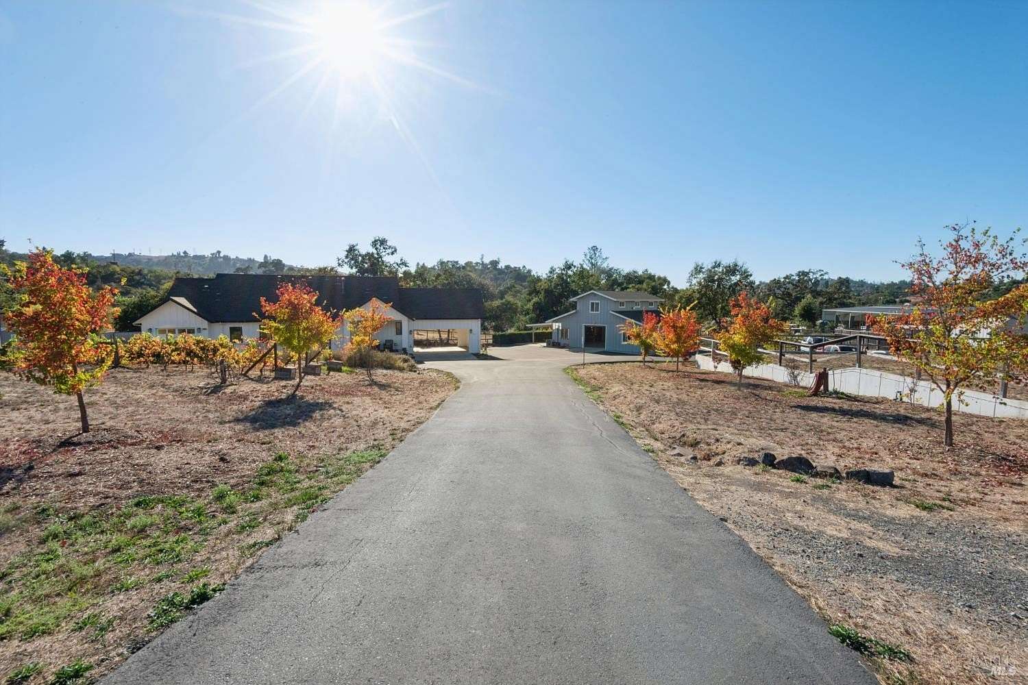 6.58 Acres of Land with Home for Sale in Santa Rosa, California
