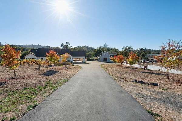 6.58 Acres of Land with Home for Sale in Santa Rosa, California