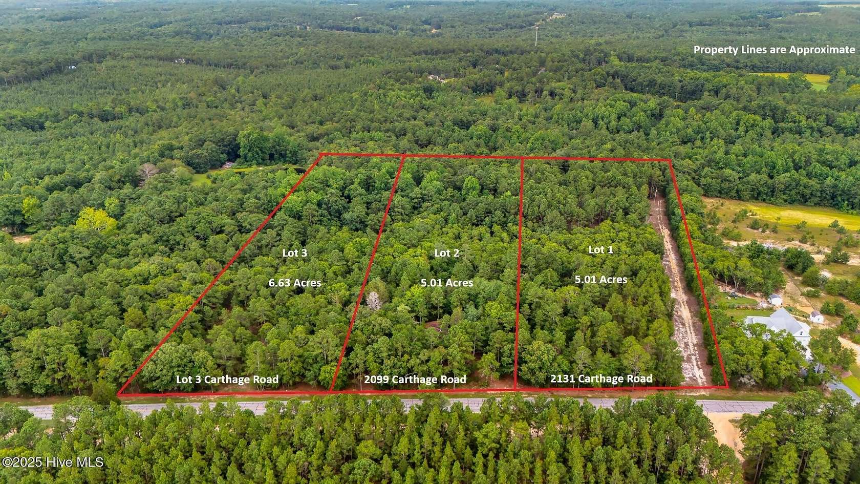 6.63 Acres of Residential Land for Sale in West End, North Carolina