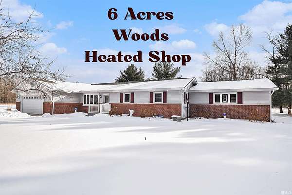 6 Acres of Residential Land with Home for Sale in Etna Green, Indiana