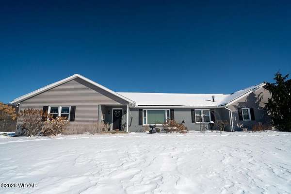 10 Acres of Land with Home for Sale in Hughesville, Pennsylvania