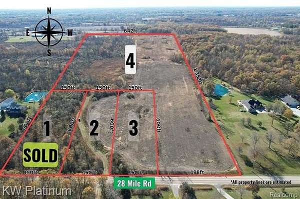 40 Acres of Agricultural & Residential Land for Sale in Ray Township, Michigan