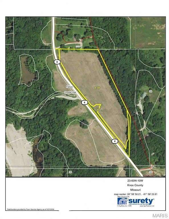 10 Acres of Agricultural Land for Sale in Newark, Missouri
