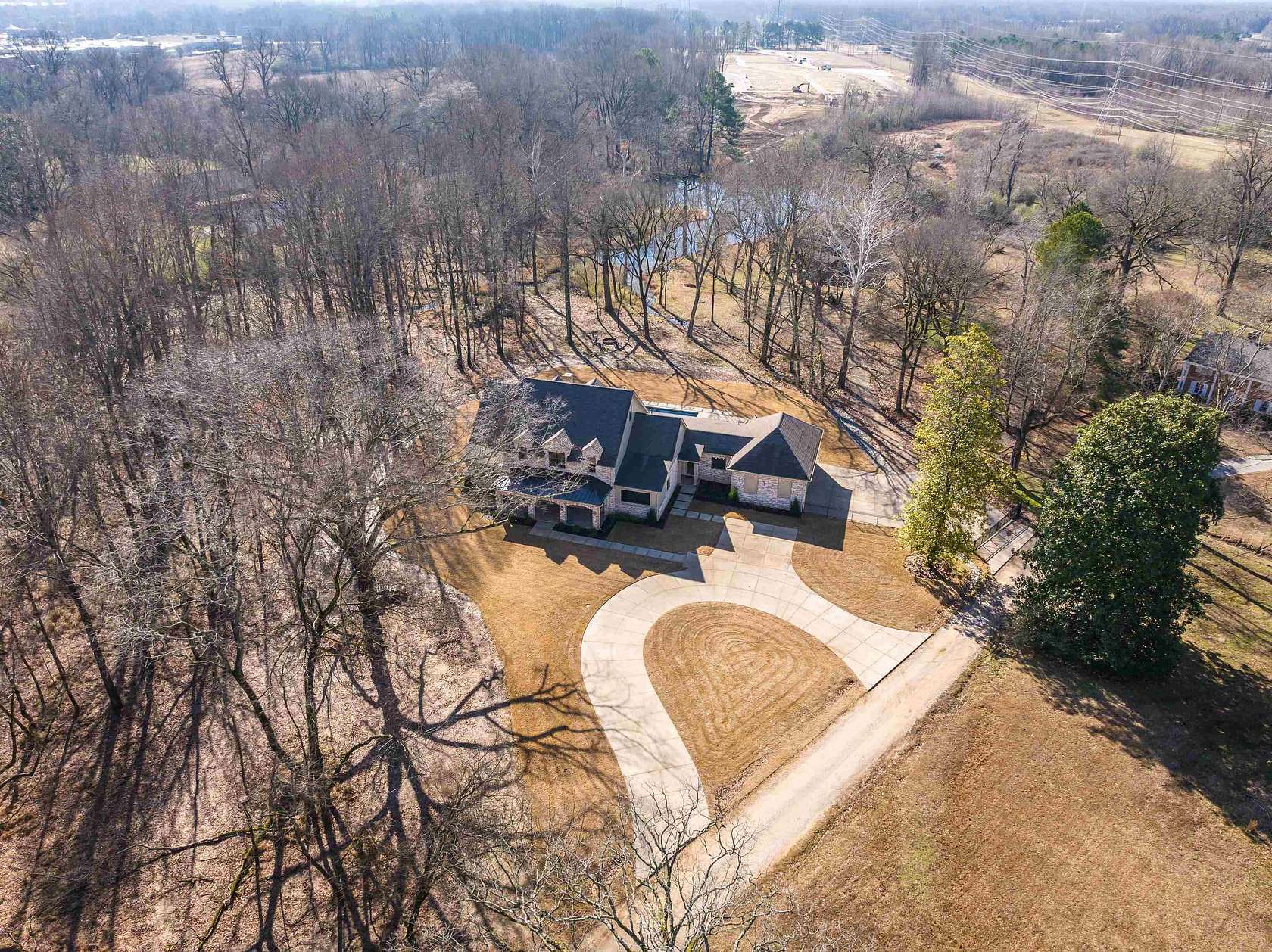 9.26 Acres of Land with Home for Sale in Germantown, Tennessee