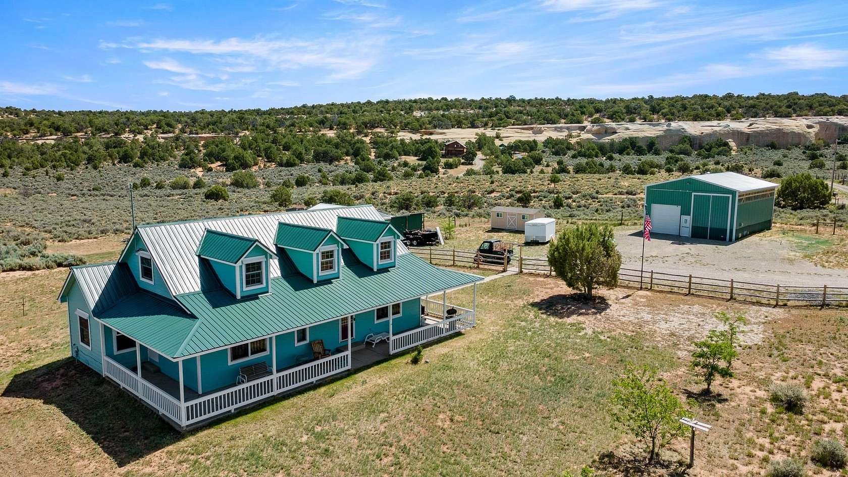 39.6 Acres of Recreational Land with Home for Sale in Glade Park, Colorado