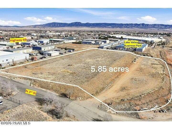 5.85 Acres of Commercial Land for Sale in Prescott Valley, Arizona
