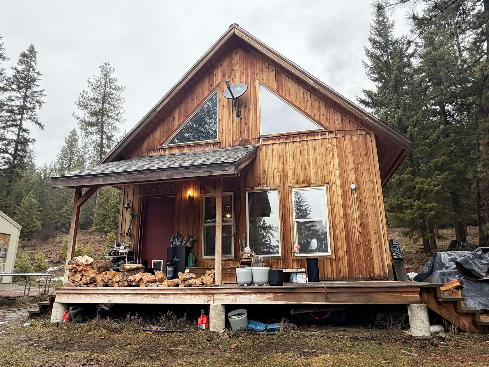 16 Acres of Recreational Land with Home for Sale in Colville, Washington