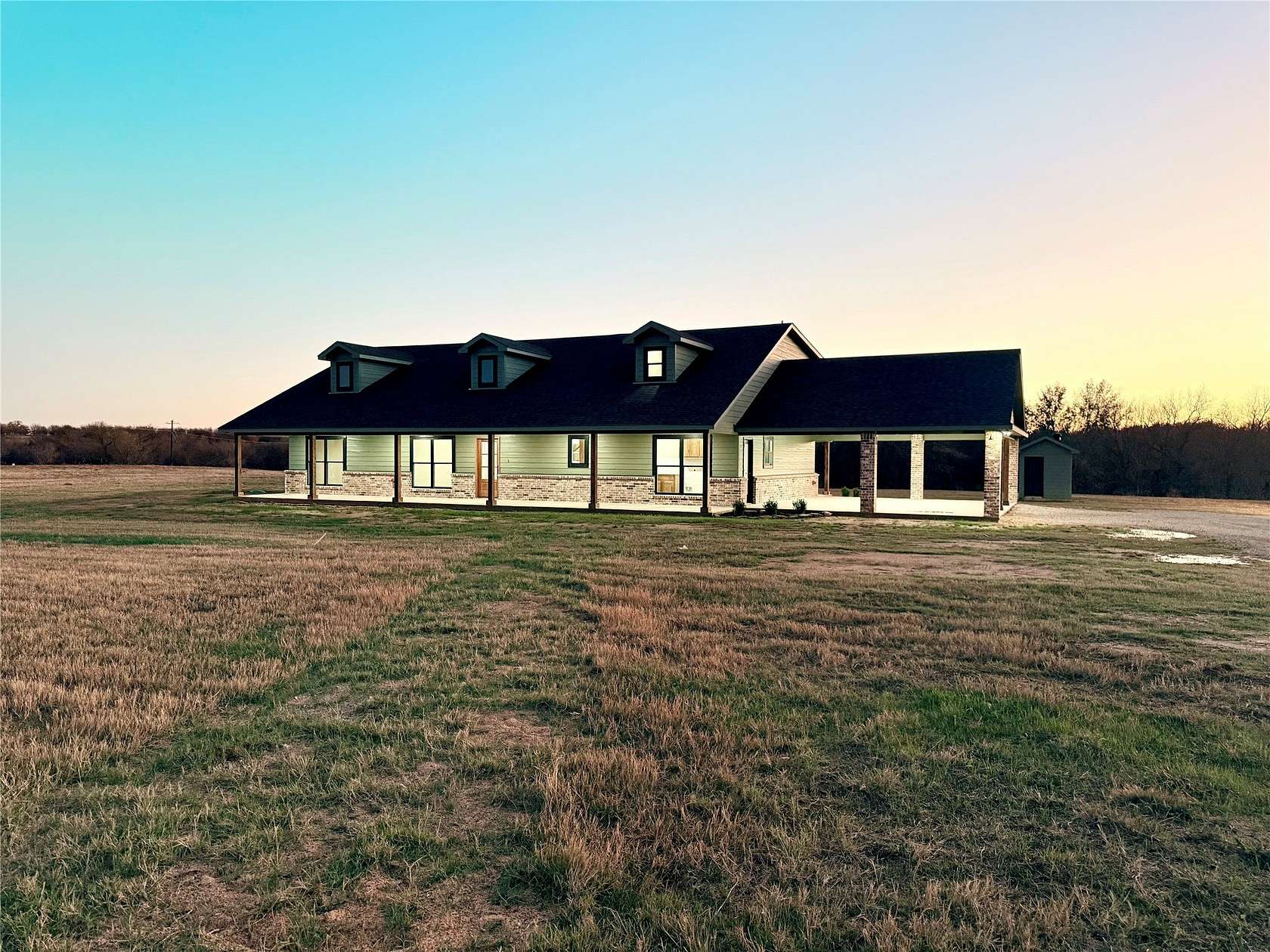 2.5 Acres of Land with Home for Sale in Chico, Texas