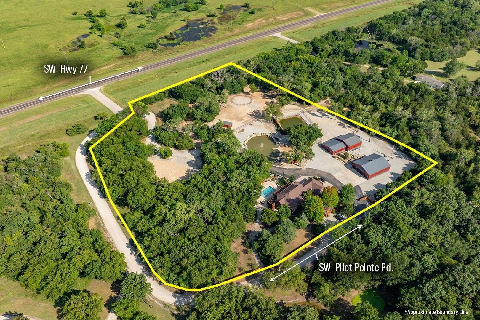 7.2 Acres of Land with Home for Auction in Douglass, Kansas