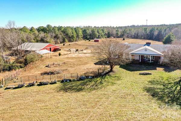 23.8 Acres of Agricultural Land with Home for Sale in Forest City, North Carolina