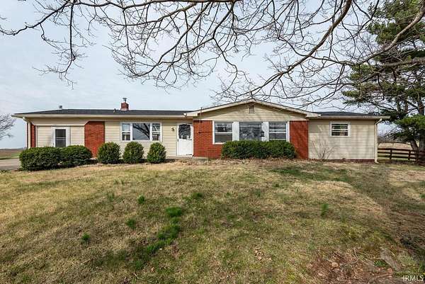 10 Acres of Land with Home for Sale in Mitchell, Indiana