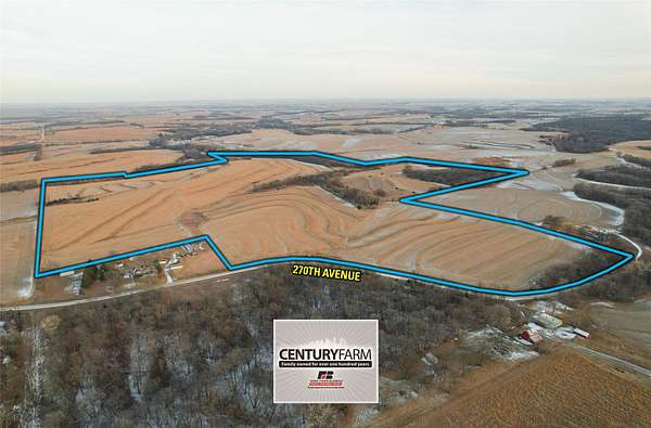 196 Acres of Land for Auction in Sidney Township, Iowa