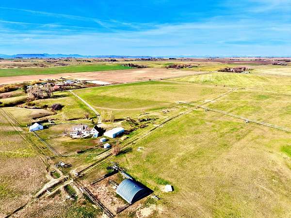 80 Acres of Agricultural Land with Home for Sale in Vaughn, Montana