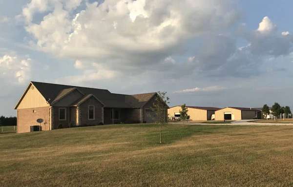 40 Acres of Agricultural Land with Home for Sale in New Bloomfield, Missouri