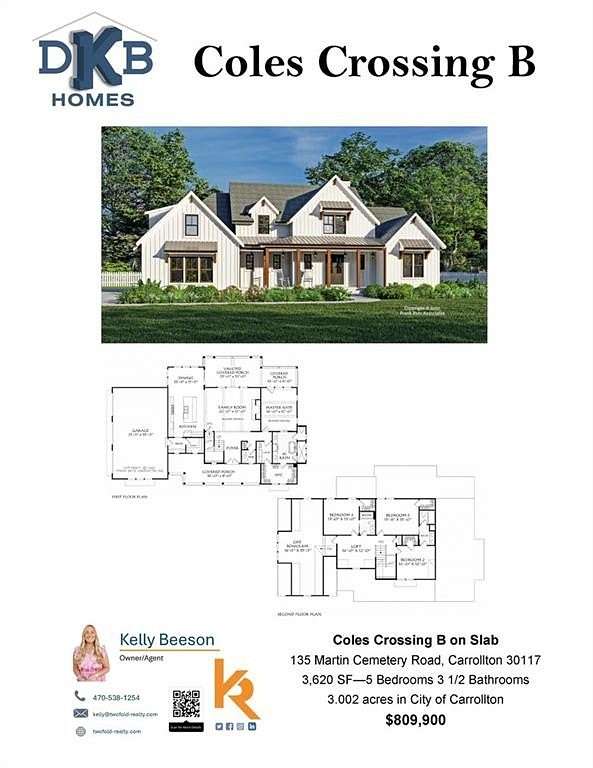 3 Acres of Land with Home for Sale in Carrollton, Georgia