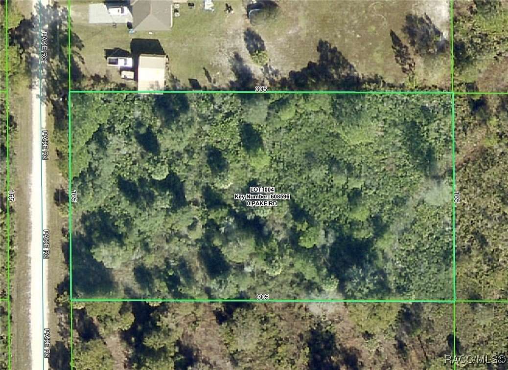 1.2 Acres of Residential Land for Sale in Weeki Wachee, Florida