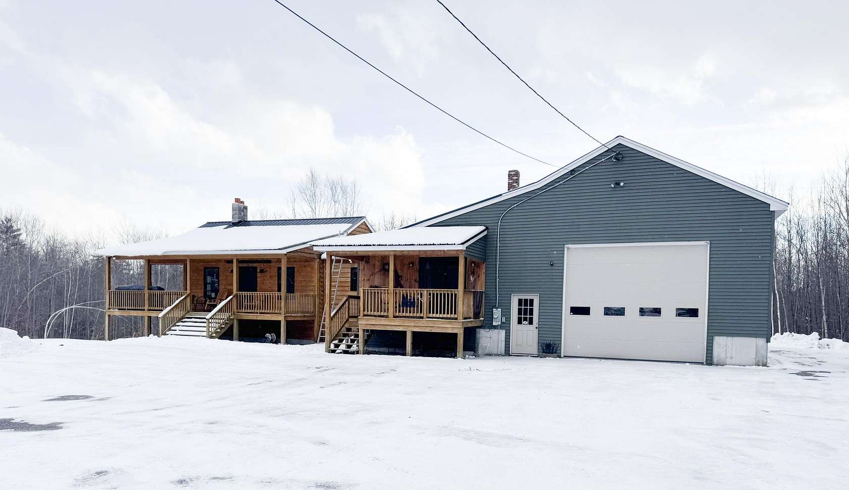 8.25 Acres of Residential Land with Home for Sale in Limington, Maine