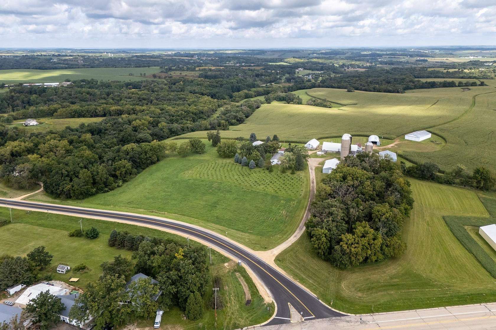 39 Acres of Agricultural Land with Home for Sale in Verona, Wisconsin