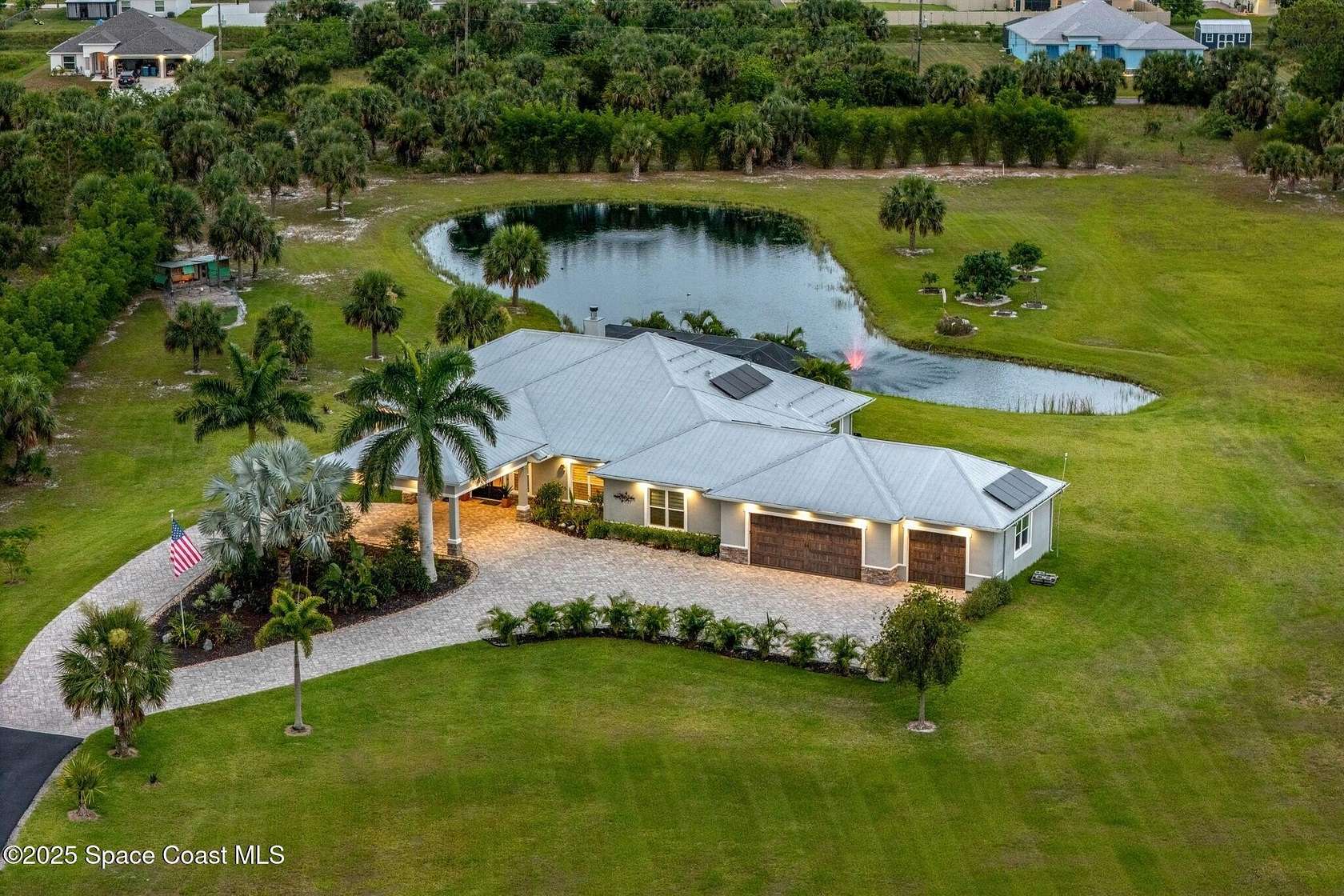 4.15 Acres of Residential Land with Home for Sale in Palm Bay, Florida