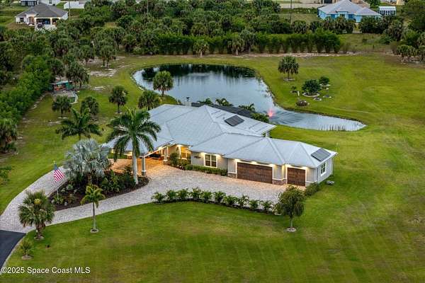 4.15 Acres of Residential Land with Home for Sale in Palm Bay, Florida