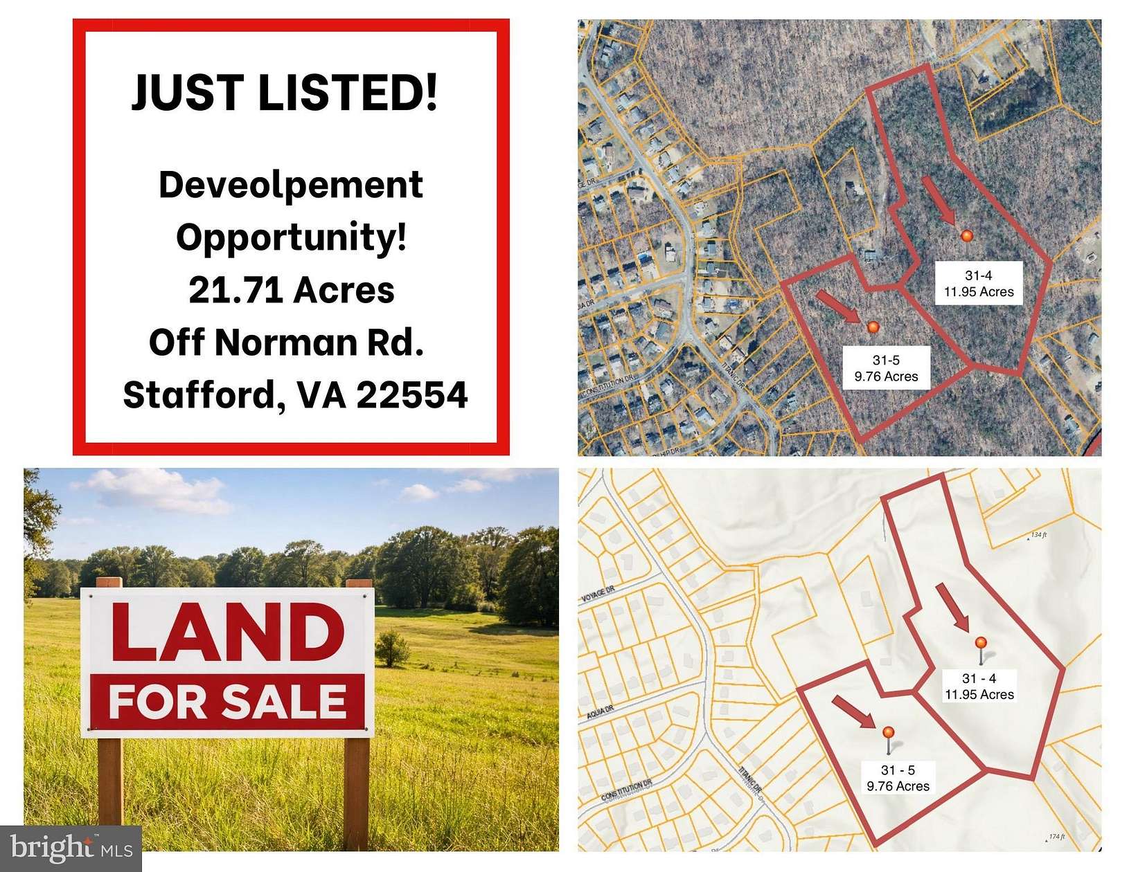 12 Acres of Land for Sale in Stafford, Virginia