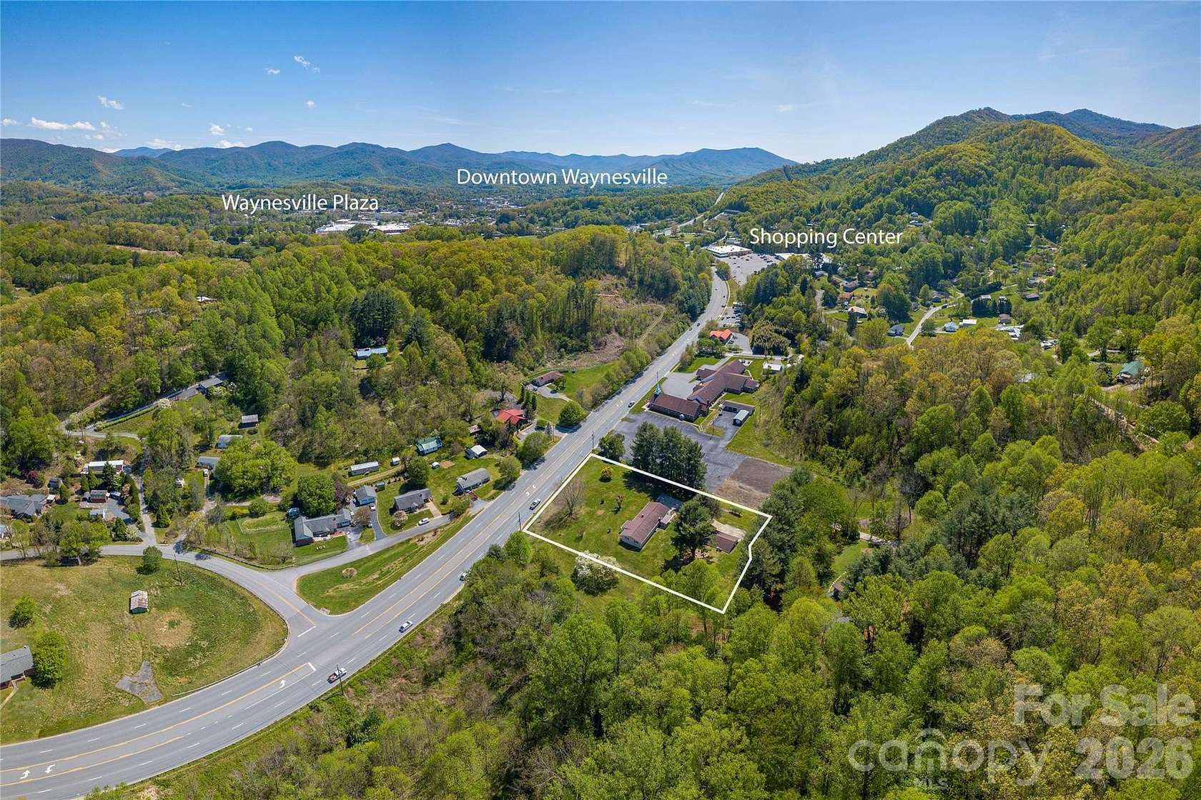 1.52 Acres of Residential Land with Home for Sale in Waynesville, North Carolina