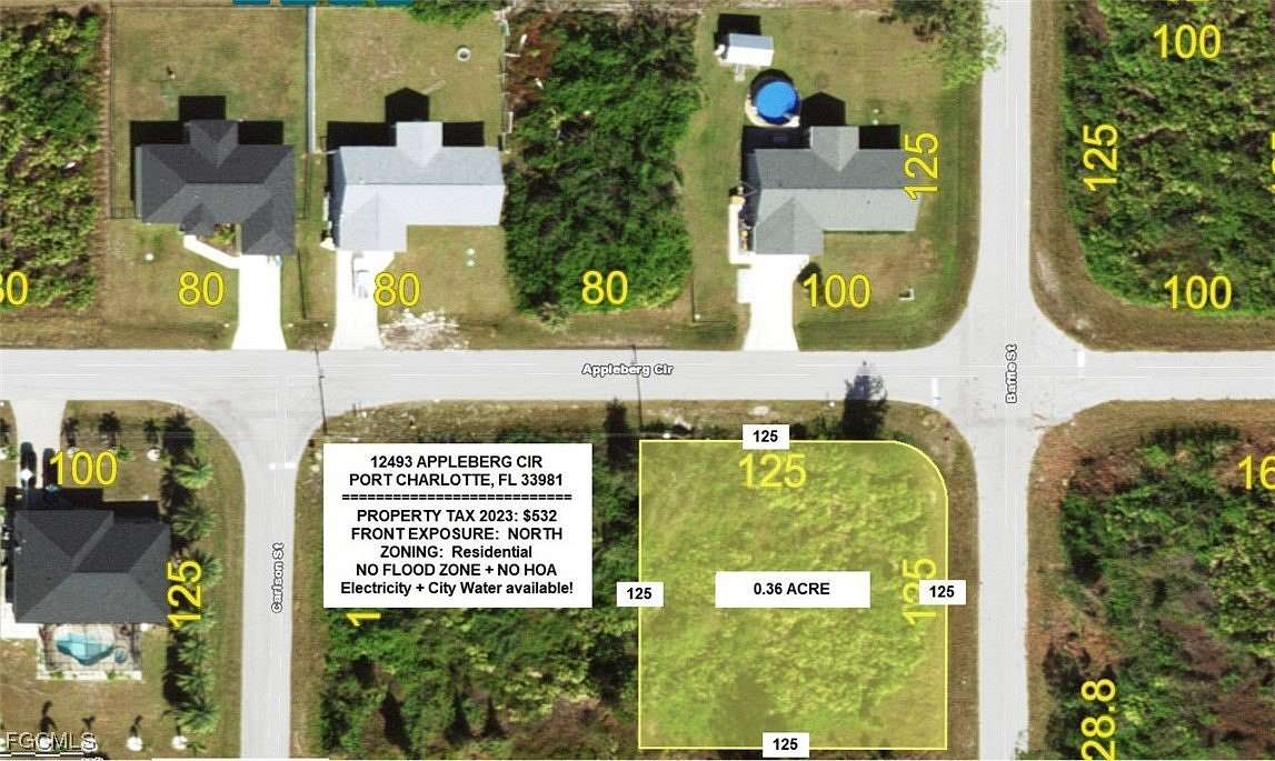 0.36 Acres of Residential Land for Sale in Port Charlotte, Florida