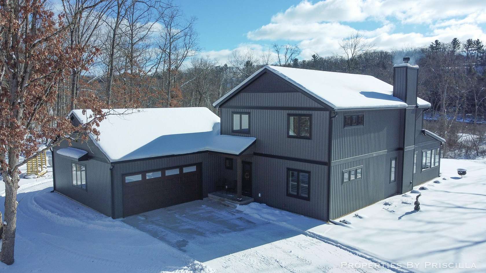 61 Acres of Recreational Land with Home for Sale in Newaygo, Michigan