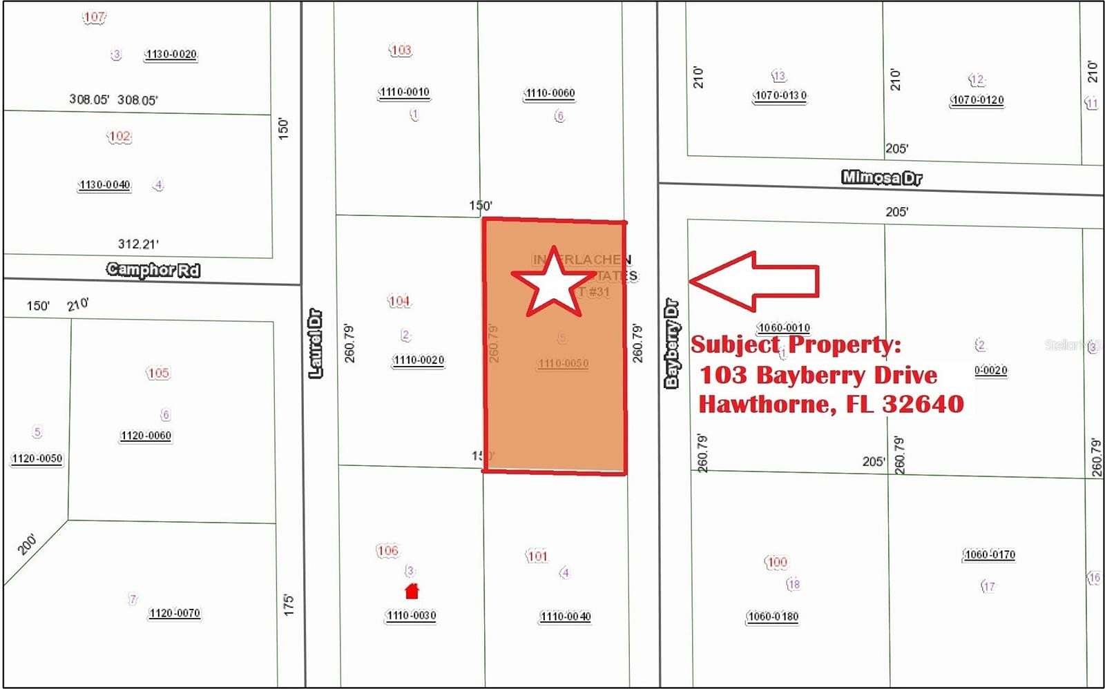 0.9 Acres of Residential Land for Sale in Hawthorne, Florida