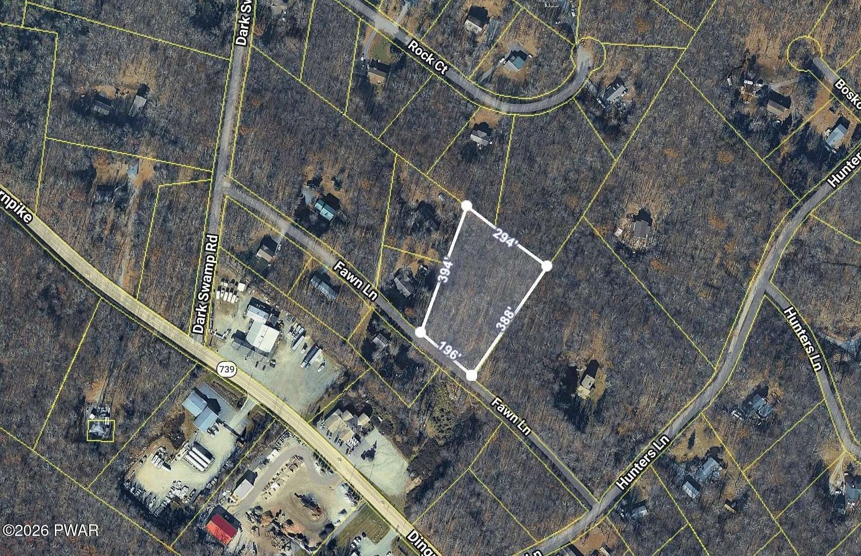 2.4 Acres of Residential Land for Sale in Dingmans Ferry, Pennsylvania