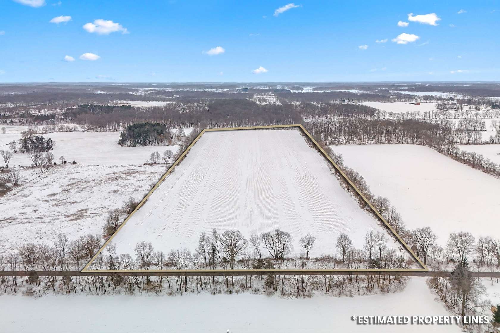 57.5 Acres of Agricultural Land for Sale in Concord, Michigan