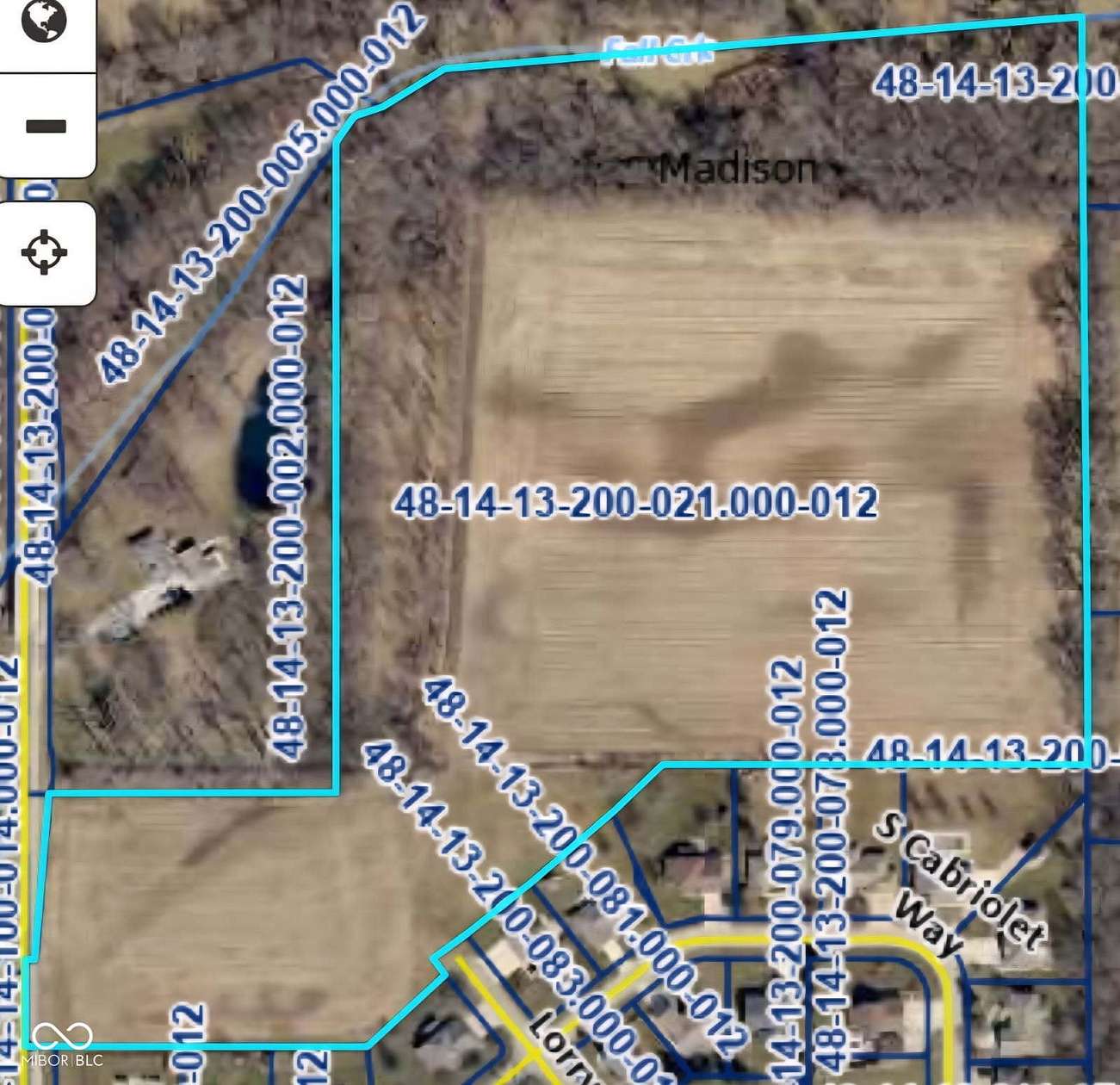 23.7 Acres of Agricultural Land for Sale in Pendleton, Indiana