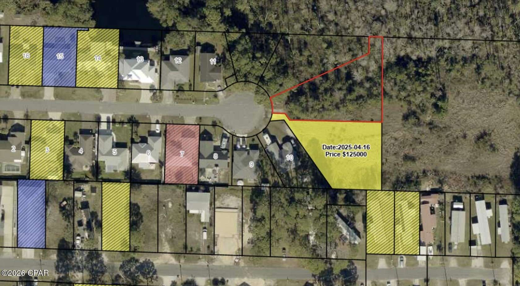 0.5 Acres of Land for Sale in Panama City Beach, Florida