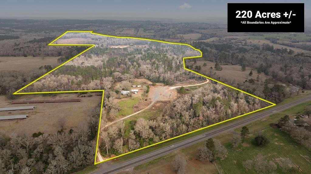 220 Acres of Recreational & Residential Land for Sale in Nacogdoches, Texas